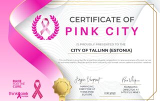 Pildil: Certificate of Recognition, PINK CITY